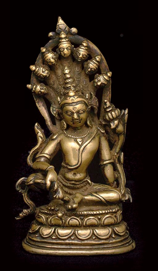 A Rare Bronze Figure of a Bodhisattva