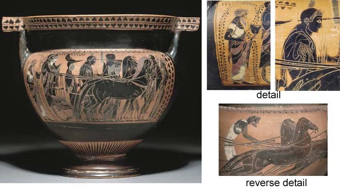 AN ATTIC BLACK-FIGURE COLUMN KRATER