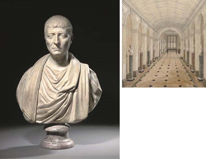 A ROMAN MARBLE PORTRAIT BUST OF A MAN