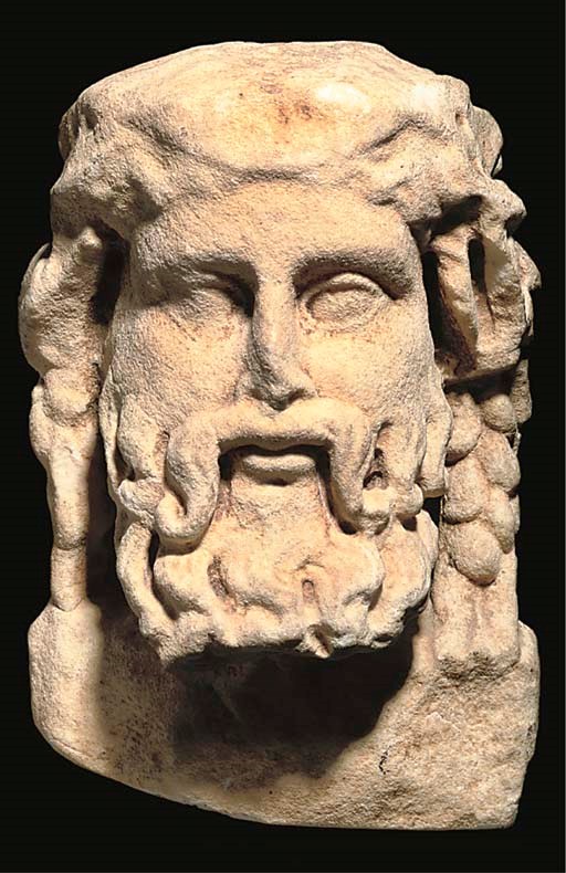 A ROMAN MARBLE JANIFORM HERM