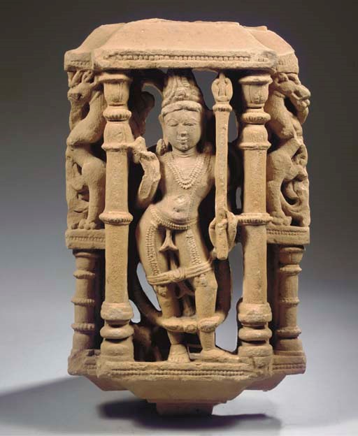 A Central Indian sandstone stele with Siva