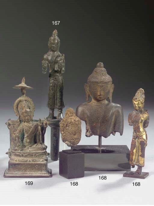 A Javanese bronze figure of Mahakarunalokeshvara