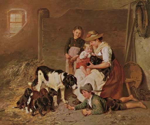 Adolf Eberle (German, 1843-1914)