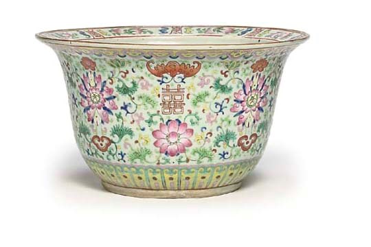 A CHINESE FAMILLE ROSE JARDINIERE