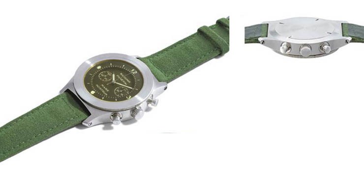 Panerai. An extremely rare, large and historically interesting stainless steel prototype of a waterproof chronograph wristwatch