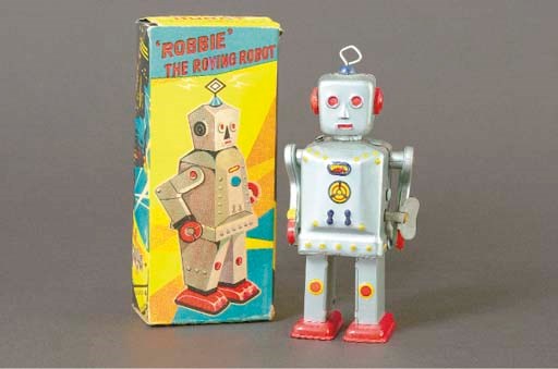 A SNK/Brechner Import clockwork 'Robbie' the Roving Robot