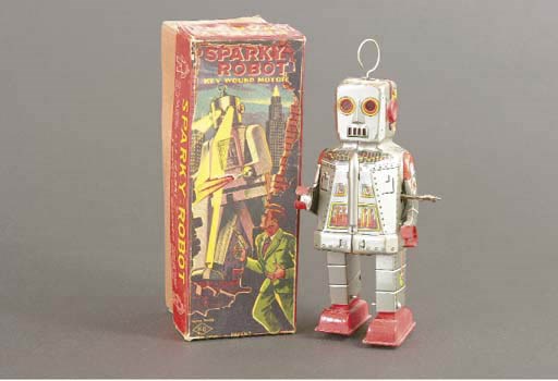 A KO (Yoshiya) clockwork Sparky Robot