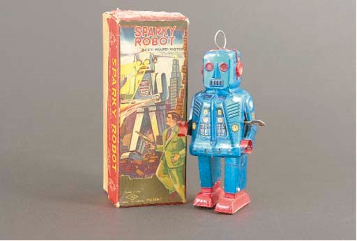 A KO (Yoshiya) clockwork Sparky Robot