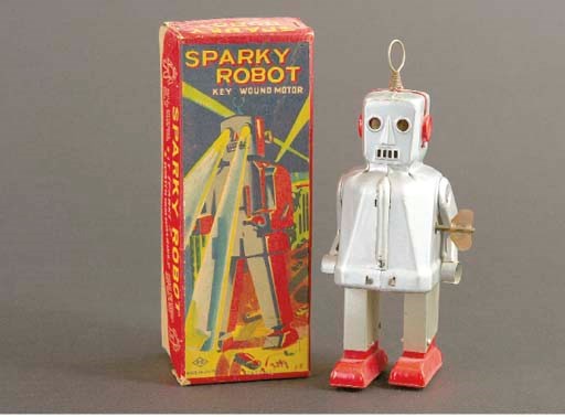 A KO (Yoshiya) clockwork Sparky Robot
