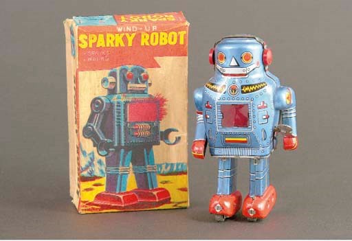 A Frankonia clockwork Sparky Robot