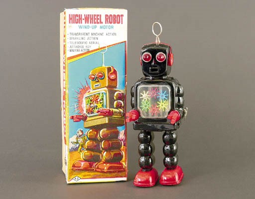 A KO (Yoshiya) High Wheel Robot Wind-Up Motor