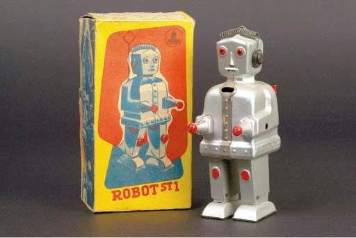 A Strenco, Germany clockwork Robot ST1