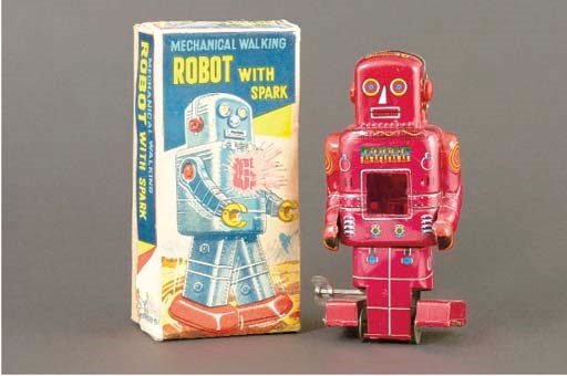 An SY (Yoneya) clockwork Robot with Spark