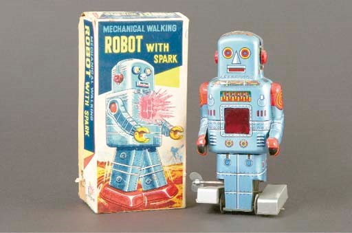 An SY (Yoneya) clockwork Robot with Spark