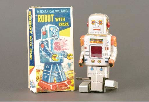 An SY (Yoneya) clockwork Robot with Spark