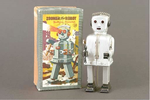 A TN (Nomura) battery-operated Zoomer The Robot