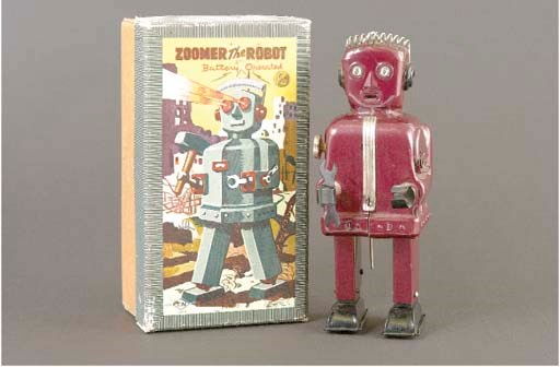 A TN (Nomura) battery-operated Zoomer The Robot