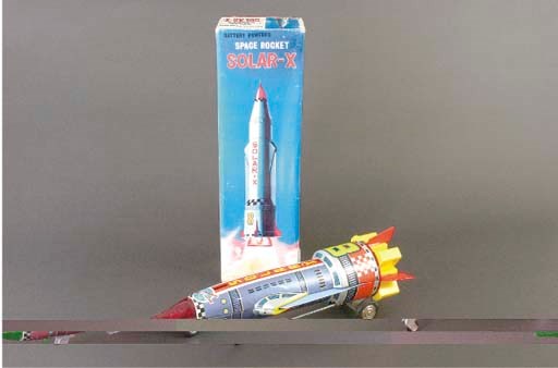 TN (Nomura) battery-operated Space Rockets