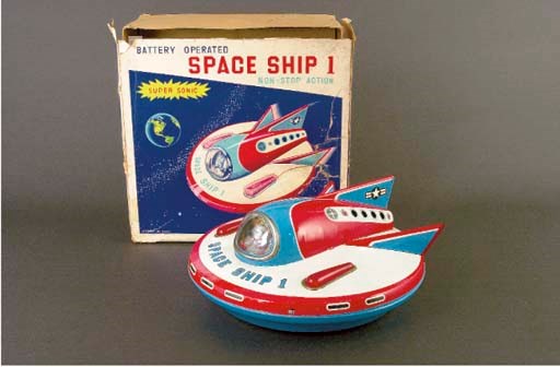A TM (Masudaya) battery-operated Space Ship 1