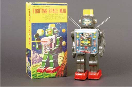 An SH (Horikawa) battery-operated Fighting Space Man