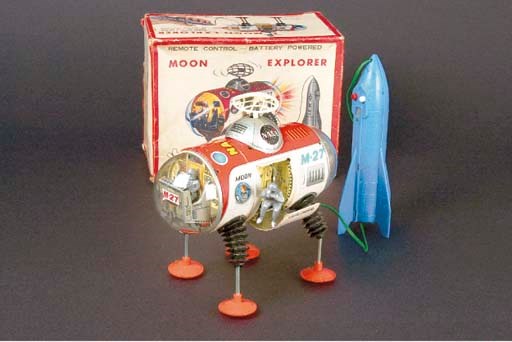 A Yonezawa battery-operated Moon Explorer