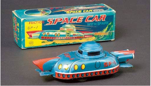 A Linemar friction-drive Space Car SP-1