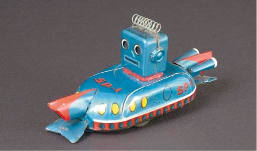 A Usagiya friction-drive SP 1 Robot Car