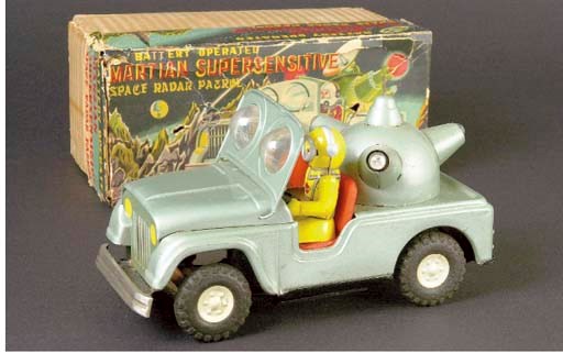 A Daiya battery-operated Martian Super Sensitive Jeep
