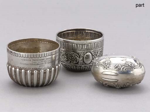 A GERMAN SILVER DISH
