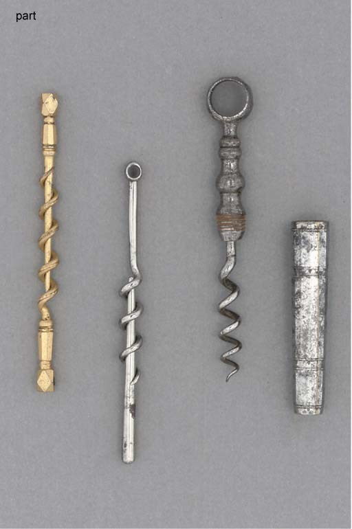 TWO PEG AND WORM CORKSCREWS