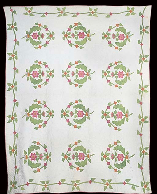 AN APPLIQUÉ QUILT