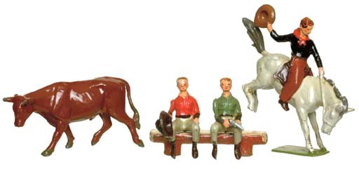 Britains Rodeo Items from Set 2043