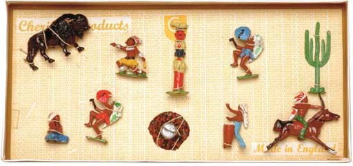 A Cherilea Wild West Indian Display Set
