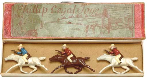 A Phillip Segal Mounted Cowboys Set