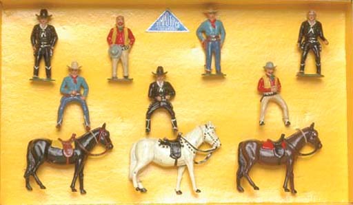 A rare Timpo Hopalong Cassidy Series Set