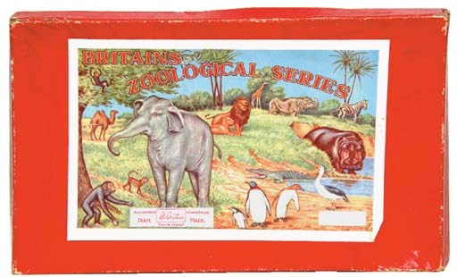 A Britains Model Zoo Series Set No. 1Z empty box
