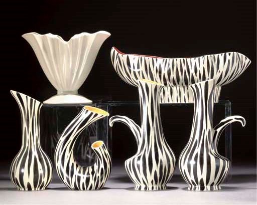 FOUR BESWICK VASES