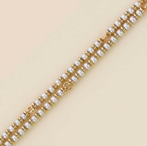 COLLANA IN PERLE COLTIVATE E ORO