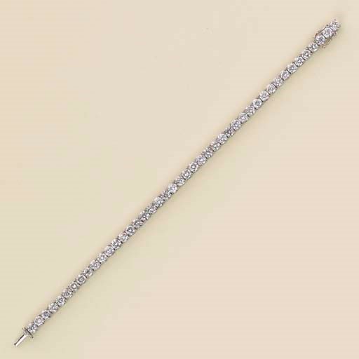 BRACCIALE TENNIS IN ORO E DIAMANTI