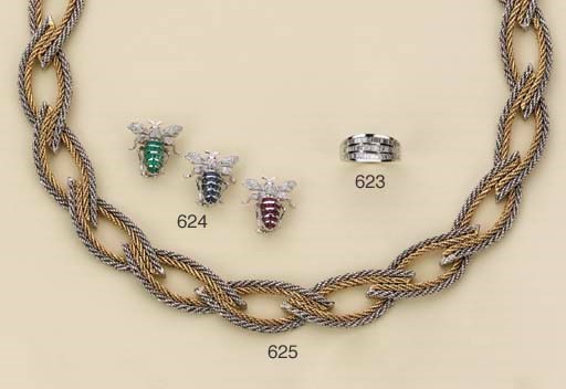 ANELLO A FASCIA IN ORO E DIAMANTI