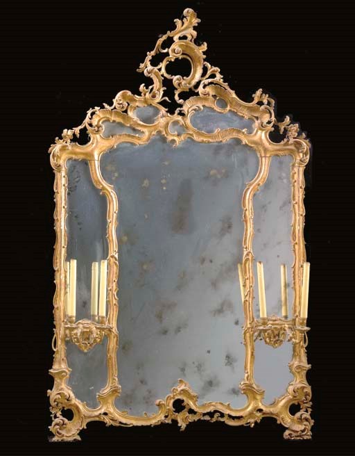 MIROIR DU MILIEU DU XVIIIEME SIECLE