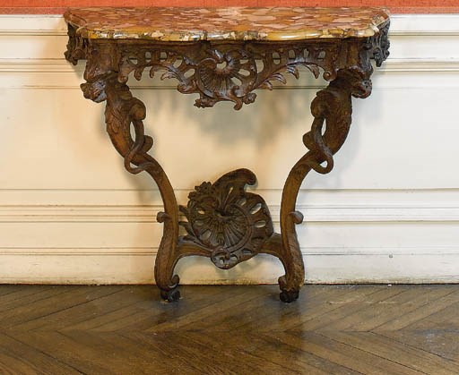 CONSOLE D'EPOQUE LOUIS XV
