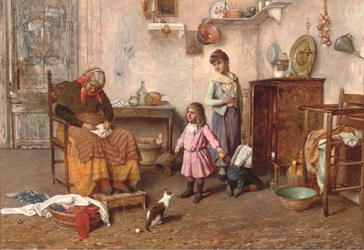 Luigi Pastega (Italian, 1858-1927)
