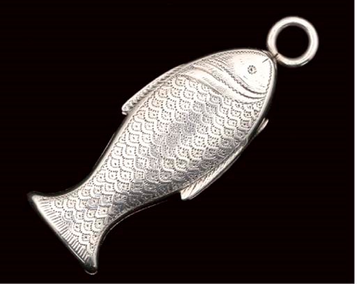 A George III novelty vinaigrette