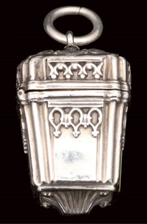 A Victorian novelty vinaigrette