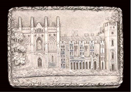 A William IV "castle-top" vinaigrette