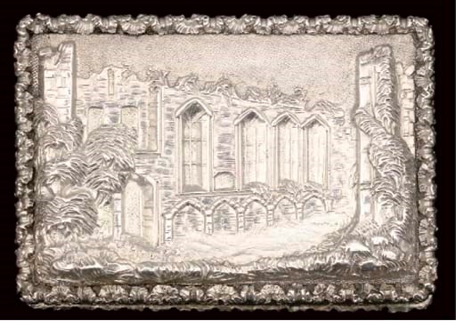 A William IV "castle-top" vinaigrette