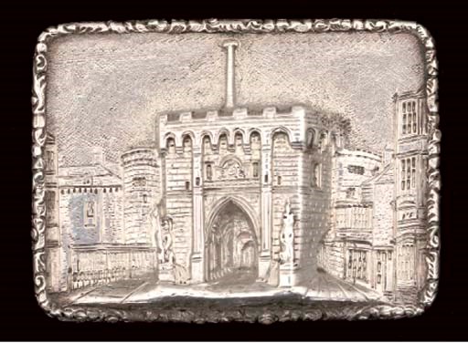 a Victorian "castle-top" vinaigrette