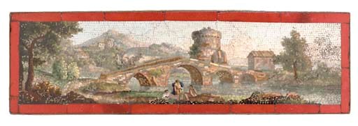 A micromosaic plaque