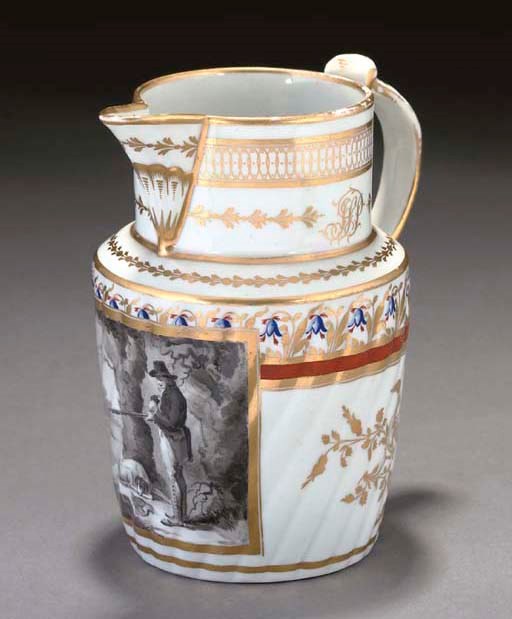 A WORCESTER (CHAMBERLAIN'S) JUG
